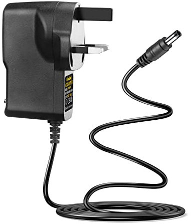 LeTaoXing 12V 500mA Power Supply Adapter, AC 100-240V to DC 12V 0.5A 6W Universal Driver Transformer 5.5mm x 2.1mm for CCTV Cameras/Router Compatible with 12V 300mA 0.3A 400mA 0.4A