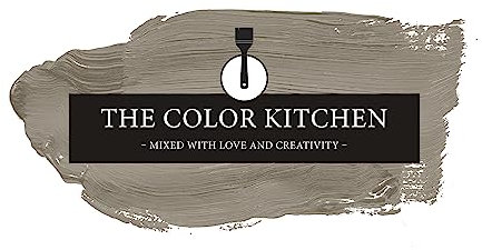 Livingwalls THE COLOR KITCHEN universelle Wandfarbe - Malerfarbe für Wohnräume und Arbeitszimmer - matte Innenfarbe in Taupe - 5l Deckfarbe in TCK1020