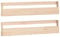 vidaXL Wand Schuhregal 2 STK., Schuhschrank mit viel Stauraum, Schuhständer Hängeregal Wandmontage, Schuhablage Schuhhalter, Massivholz Mango