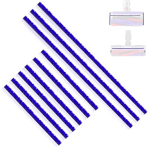 9pcs soft plush stripe bandes en peluche douces accessoires pour Dyson V6 V7 V8 V10 V12 V15 DC58 DC59 DC62 DC72 DC74 têtes d'aspirateur, pièces de rechange