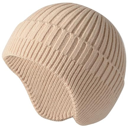 SUZALA Wintermütze Beanie Strickmütze Unisex, Warm Ohrenmütze Wollmütze Skimütze Ski Kappe Für Damen Und Herren
