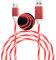 Opligevo Light up USB C Charging Cable,Type C Led Charging Cable,USB A to USB C Light Up Charger Cord with TPE Material,Compatible with Samsung Galaxy S21 S20 S10/S9/Note 20/10/9/8 (3.3ft,Red)