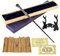 CJBIN Baguette Harry Potter, 35CM Baguette Magique Harry Potter avec Noyau Acier, Harry Potter Baguette Magique, Baguette Harry Potter Boîte Cadeau avec Carte, Billet et Support de Bbaguette Noire