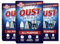 3 x 3 sachets Oust All Purpose Descaler for Kettle and Iron - Eco-Friendly Formula | Kettle Descaler Sachets Included | Effective Limescale Remover and Cleaner