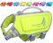 VIVAGLORY Gilet da Nuoto Leggero per Cani, Giubbotto Salva Vita in Neoprene Ecocompatibile con D-Ring e Chiusura Rapida per Maggiore Comfort e Sicurezza, Giallo brillante