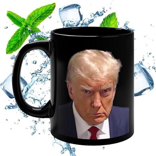 Idezek Mug Shot Tasse - Keramik 11oz Abstimmung Präsident Wahl Fahndungsfoto - Lustiger -Fahndungsfoto, Vote President Wahl-Kaffeetasse, langlebiger Reisebecher für Küchendekoration,