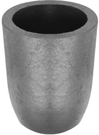 QUARKZMAN Creuset en Graphite Silicium, Creuset de Fonte de Cuivre de 14kg pour La Fusion D'Or, D'Argent, de Cuivre, Moule de Fonte de Four Outils de Fusion, 5 Pouces IDx7.64 Pouces H