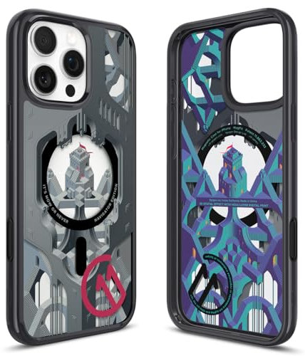 Spigen Ultra Hybrid T MagFit Case for iPhone 16 Pro [c11 Series Navigator edition] [Camera Control Button Covered] [MagSafe Compatible] [3D Spatial Effect with Hexa-Layer Print] - Navigator