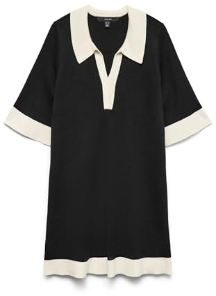 VERO MODA Vmoli 7/8 V-Neck Dress Vmoli Robe à col en V 7/8 Femme (Lot de 1)