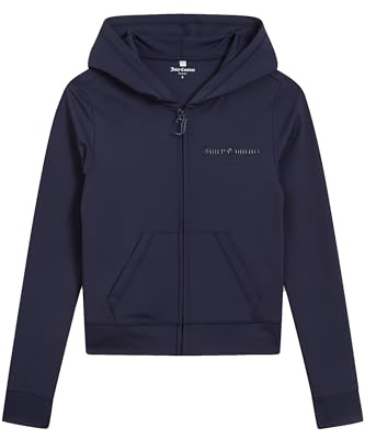 Juicy Couture Damen Ennis Hoodie Kapuzensweatjacke, Sweatjacke mit Kapuze und Reißverschluss Kapuzenpullover (1er Pack)