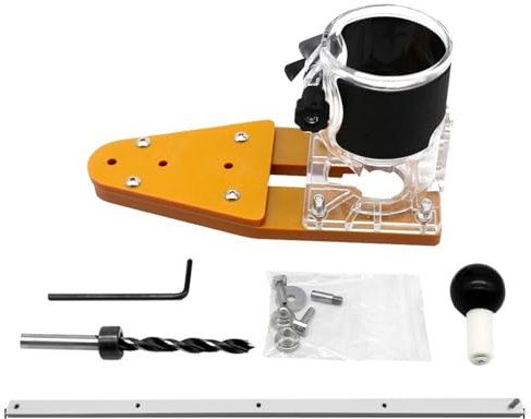CLLBANT Circle Cutting Jig for Electric Hand Trimmer Wood Router Milling Circle Slotting Trimming Machine Woodworking Tools