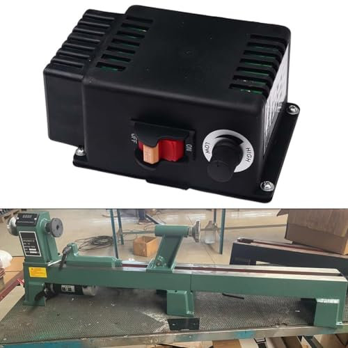 Drehmaschine für Holzbearbeitung, stufenlos, für Drehzahlregelung, Schaltkasten für 550 W und 750 W Netzteile (110 V)