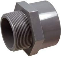 RACCORDO 1 1/4 FILETTO MASCHIO - 40 MM A INCOLLARE PER TUBI IN PVC LAGHETTO