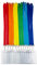 12 Stück Kreuzfahrt-Lanyards mit Ausweishalter, farbenfroh, langlebig, mit Ausweishalter für Büro Schlüssel und Karneval Segel 0.79 * 17.72 inch Assorted Rainbow 6 Colors