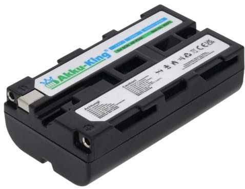 Akku-King Akku kompatibel mit Sony NP-F550 - Li-Ion 3350mAh - schwarz - für DSC-CD100, DCR-TR7000, Blaupunkt SC 884HI8