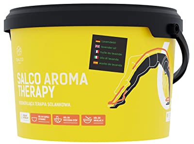Salco Badesalz Sport Aroma Therapy - 3 Kg. Regenerierendes Solebad mit Lavendelöl für Sportler und sportlich aktive Menschen
