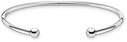 Thomas Sabo Armreif Kugeln mit Stein 925 Sterling Silber AR103-051-14-L17,5