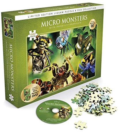 David Attenborough's Micro Monsters 1,000 piece Jigsaw puzzle & DVD