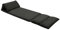 vidaXL Bodenstuhl Faltbar Schlafsessel Sofastuhl Sessel Lounge Bodensessel Liege Bodenkissen Sitzkissen mit Rückenlehne Schwarz Mikrofaser