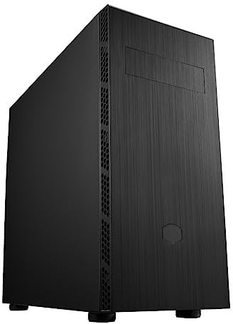 Cooler Master MasterBox MB600L V2 con ODD - Case PC in Acciaio Spazzolato, Lati in Rete, Maggiore Versatilità di Cooling, Spazi Interni Migliorati, Cover Alimentatore Ventilata - Pannello in Acciaio, Nero