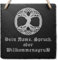 Kreativknoten - personalisiertes Schiefer Türschild | Name oder Spruch | Wikinger Deko | Wanddeko | Motiv Weltenbaum – Yggdrasil