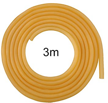 Wohlstand Naturlatex Gummiband, Gummischlauch Band, Gummiband Gummischlauch, für Schleudern, Katapulte, medizinische Schläuche anstelle von Widerstandsbändern an Fitnessgeräten verwendet (3m)