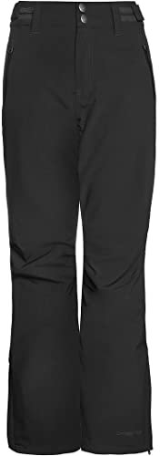 Protest Damen Ski- Und Snowboardhose Cinnamon Short Length 10K Wasserdicht Und Atmungsaktiv Elastischer Stoff True Black XXL/SL