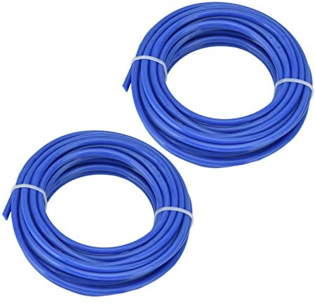 Fdit 2 Pièces Bleu Nylon 4mm Coupe-Fil Ligne Ronde Coupe-Bordures Ligne Coupe-Bordures Tondeuse à Gazon Accessoires pour (1#)