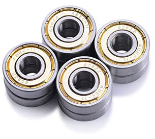 SPORTARC Skateboard-Kugellager, 4 Stück abgedichtete Skateboard-Rollschuhe, 608ZZ (ABEC-11) Edelstahl-Kugellager, Roller, Skateboard-Rad