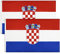 2 stück Kroatien Flagge,90 × 150 cm Kroatische Fahne mit Messingösen Wetterfest Farbecht Republika Hrvatsk für Fußball WM 2022 Deko Draußen