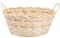Package of 10 Bamboo Wicker Hampers With Handles Gift Hampers Retail Display Tray Bread Basket (Natural)