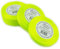 Sepkina Set 6 12 und 25 mm 3 Rollen Satinband Schleifenband Dekoband Band Bastelband Geschenkband Nähband Zierband Satin Neon Gelb Neongelb