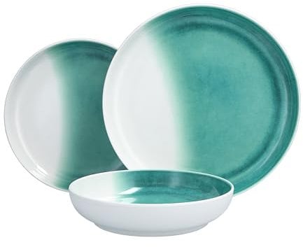 Fortessa La Cote Outdoor Melamin/Outdoor Geschirr-Set, 12-teilig, Service für 4 Personen, Amalfi