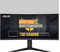 Vaxson Anti-Espion Protecteur d'écran, compatible avec Asus TUF Gaming VG34VQL3A 34 [pas en Verre Trempé] Screen Protector Film de Confidentialité
