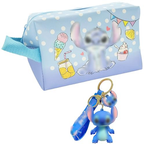 Trousse de Maquillage, Sac de Maquillage de Voyage, Trousse de Toilette Femme, Voyage Grande Capacité Trousse à Maquillage, Trousse de Toilette de Voyage, avec Porte-clés (B)