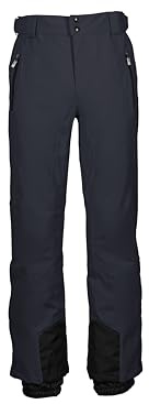 Killtec Herren Skihose/Funktionshose mit Kantenschutz und Schneefang KSW 80 MN SKI PNTS, schwarz blau, S, 39745-000
