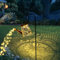 GIGALUMI Regadera Solar con Luces para Jardín Al Aire Libre, Adornos y Linterna Impermeable con Soporte para Decoraciones De Caminos De Césped De Patio