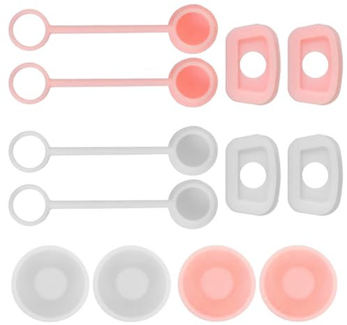 DEZP 12 Pcs Bouchons De Paille Bouchons en Silicone Anti-Fuite Straw Cover Couvercle en Paille 2 Couvercles De Paille 2 Bouchons Carrés Et 2 Bouchons De Fuite Ronds Convient pour 2.0