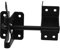 Veemoon 1ensembles Kit De Serrure Et Charnières De Portail Pour Portes Bois Système De Verrouillage Automatique Pour Sécurité Extérieure Des Clôtures Et Jardins