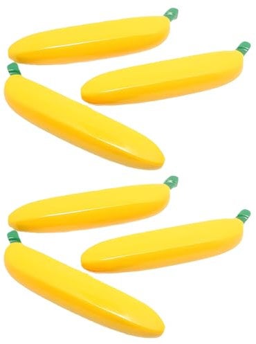 Kreativer Bananen-Kugelschreiber, 1,0 mm, lustiger Stift, schwarze Tinte, Schreibwarenstift, Obststift, glattes Schreiben, Stift für Studenten, 6 Stück