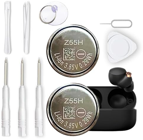 2 baterías de repuesto Z55H compatibles con WF-1000XM4 WF1000XM4 WF-SP900 Bluetooth Headphones Battery Series Z55H CP1254