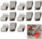 Acero Inoxidable U Clip Tono,Pinzas Ajustables de Metal para Cubiertas,Clip en Forma de U de Resorte de Acero Inoxidable,Abrazaderas en U Acero Inoxidable,Clip en U de Muelle de Acero Inoxidable