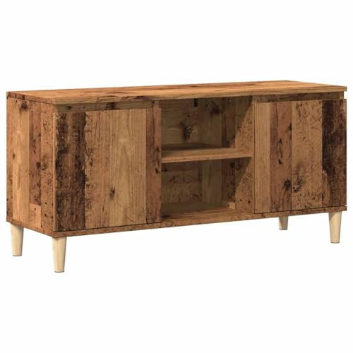 vidaXL TV-Schrank Altholz-Optik 102x35x50 cm Holzwerkstoff, TV-Ständer, TV-Bank, Fernsehschrank, TV-Board, TV Sideboard, Fernsehtisch, HiFi-Schrank