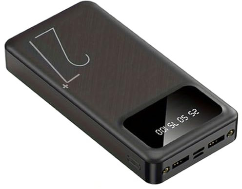 Power Bank Fast Charging 27000mAh, 5V/2.1A Portable Charger USB C Input & Output Powerbank with LED Display, Phone Battery Pack for iPhone16/15/14/13/12, Samsung, Huawei, Android and More (Black)