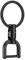 KeyUnity Drehbarer Schlüsselanhänger mit D-Ring-Schlüsselschäkel, schlüsselanhänger Herren Auto, Drehbarer Schlüsselorganisator aus Titan Keychain Quick Release（KM13LBK ）