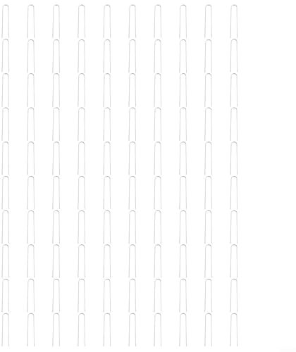 Robuste U-Typ-Gartenstecker zum effektiven Verankern von Gewächshäusern, Paket mit 100 Nadeln (15 cm)