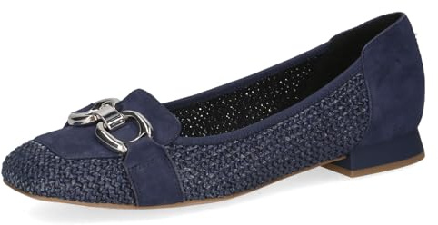 CAPRICE Slipper Materialmix Leder/Textil G-Weite