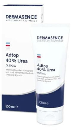 DERMSENCE Adtop 40% Urea Oleogel bei schuppiger und stark verhornter Haut, 100 ml Creme