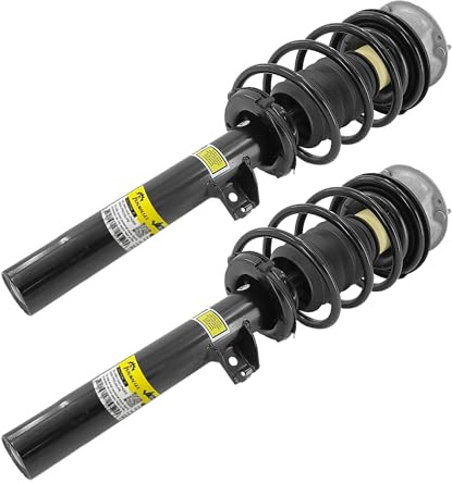 2x Stoßdämpfer Vorne für BMW Series 3 E90 E91 TOURING E92 318d 320d 2WD | Links und rechts mit Domlagern und Schraubenfeder 31306771177, 31306771178