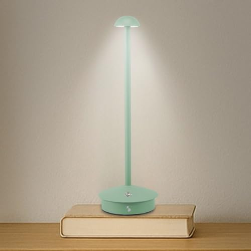 BEPER P207ILI150 Trådlös uppladdningsbar bordslampa, 3 färgtoner, justerbar intensitet, USB Type-C ingår, bärbar för skrivbord, nattduksbord eller bord